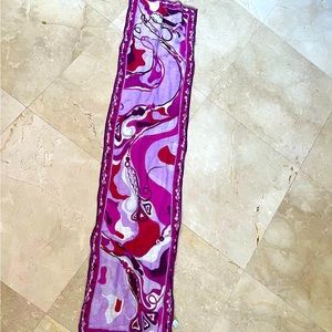 Emilio Pucci Linen/Cotton Scarf